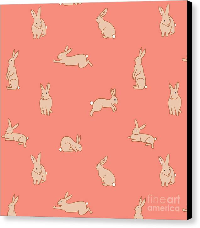 Funny Bunnies - Canvas Print