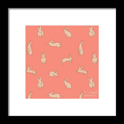Funny Bunnies - Framed Print