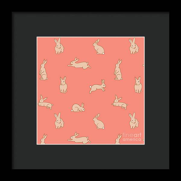 Funny Bunnies - Framed Print