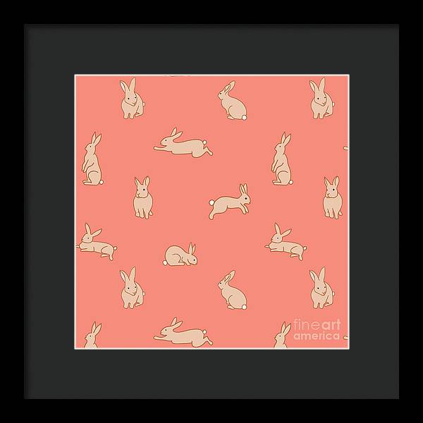 Funny Bunnies - Framed Print