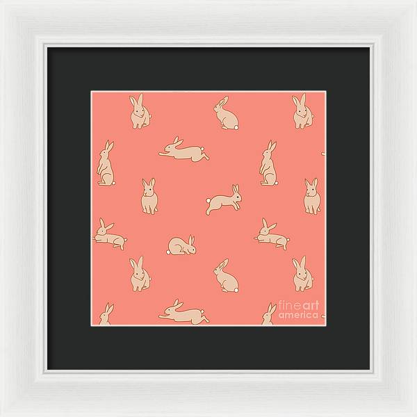 Funny Bunnies - Framed Print