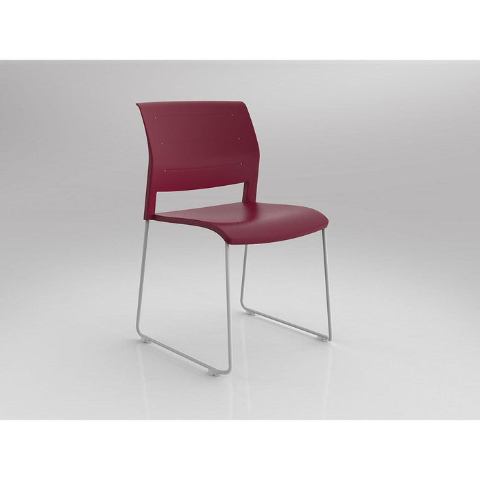 White / Sled Base / Red