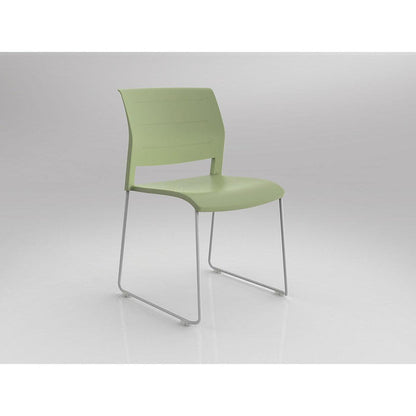 White / Sled Base / Pistachio
