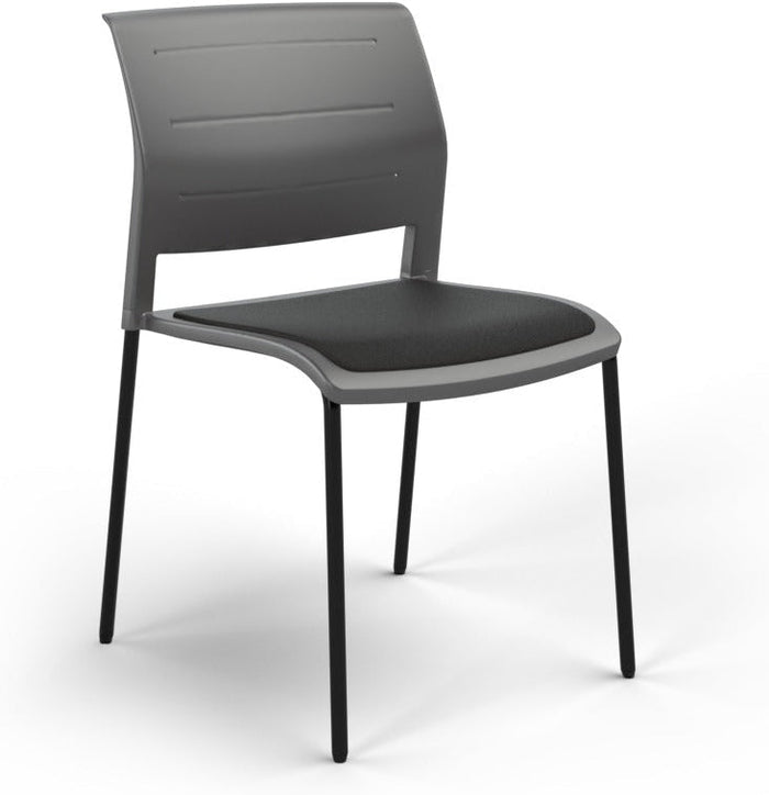 Charcoal / Seat upholstered only / Breathe Slate Grey