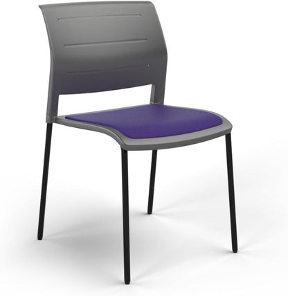 Charcoal / Seat upholstered only / Breathe Plum