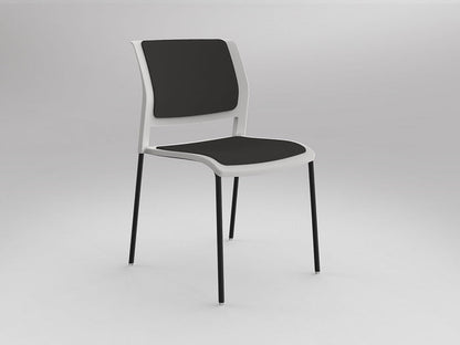 White / Fully Upholstered / Breathe Slate Grey