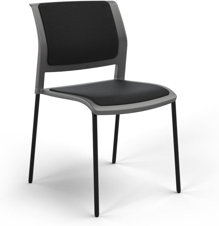 Charcoal / Fully Upholstered / Breathe Black