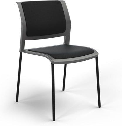 Charcoal / Fully Upholstered / Breathe Black
