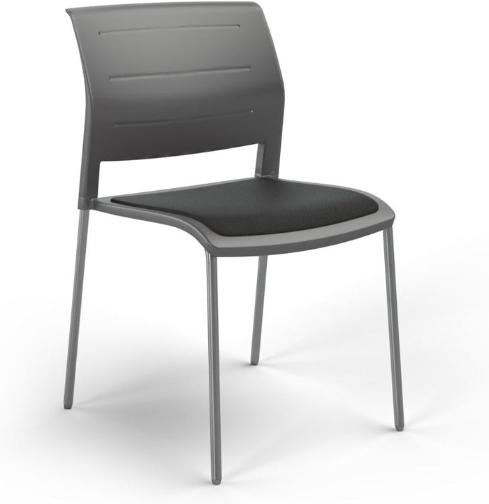Charcoal / Seat upholstered only / Breathe Slate Grey