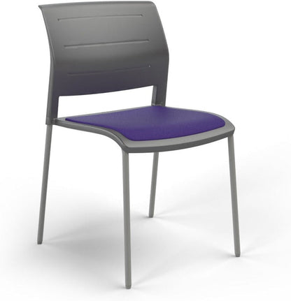 Charcoal / Seat upholstered only / Breathe Plum