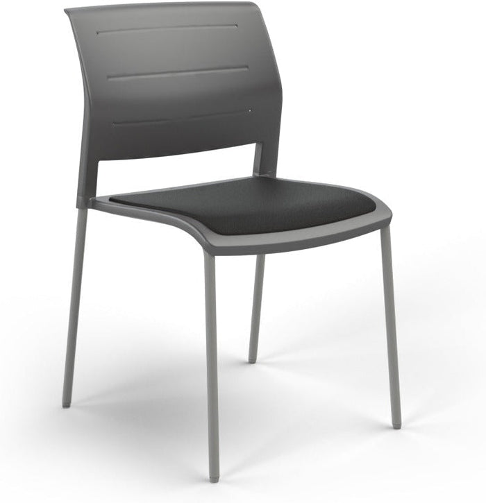Charcoal / Seat upholstered only / Breathe Slate Grey