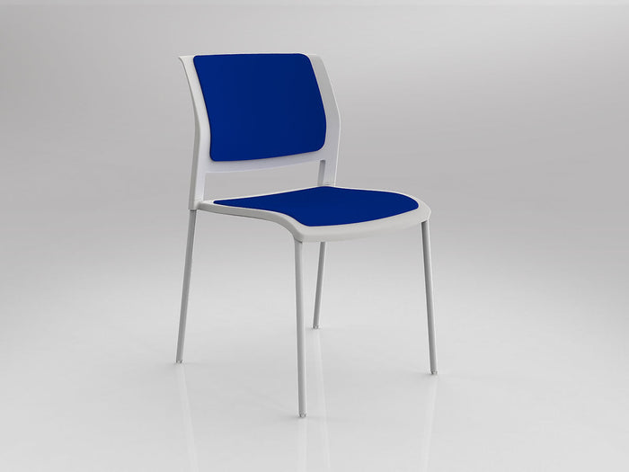White / Fully Upholstered / Breathe Sky Blue