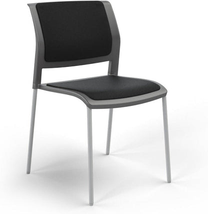 Charcoal / Fully Upholstered / Breathe Black