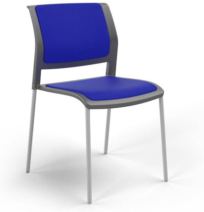 Charcoal / Fully Upholstered / Breathe Sky Blue