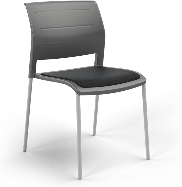Charcoal / Seat upholstered only / Breathe Black
