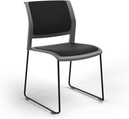 Charcoal / Fully Upholstered / Breathe Black