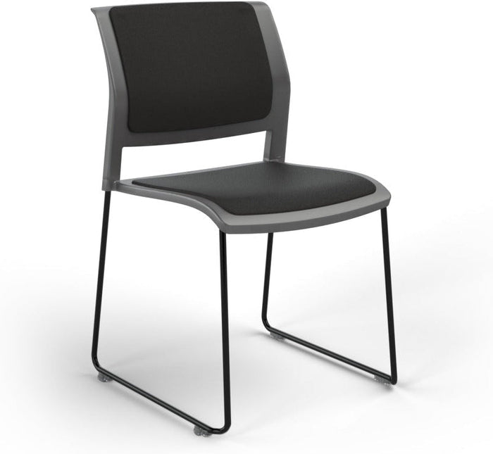 Charcoal / Fully Upholstered / Breathe Slate Grey