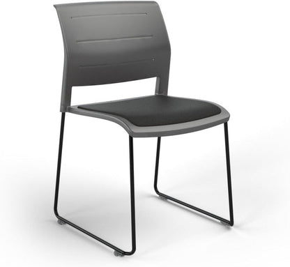 Charcoal / Seat upholstered only / Breathe Slate Grey