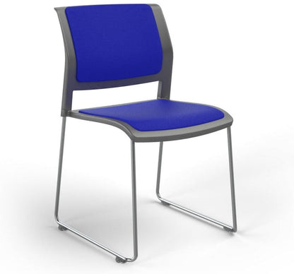 Charcoal / Fully Upholstered / Breathe Sky Blue