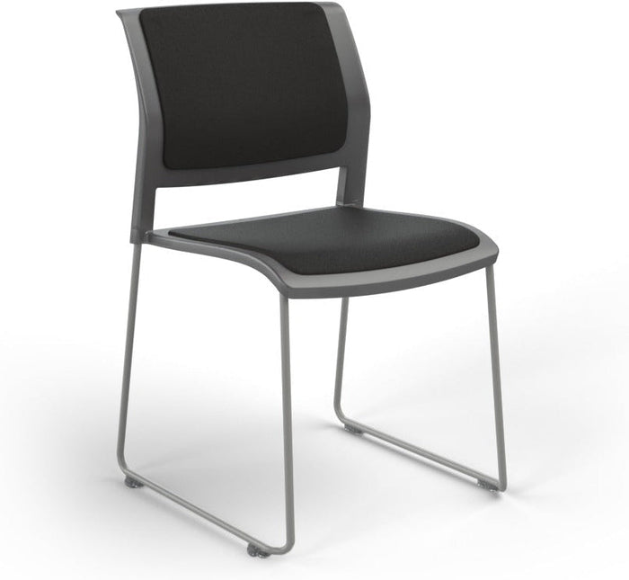 Charcoal / Fully Upholstered / Breathe Slate Grey
