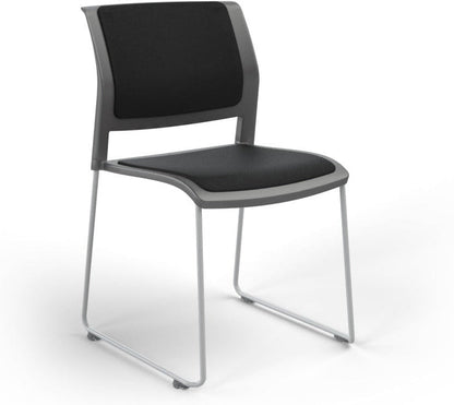 Charcoal / Fully Upholstered / Breathe Black