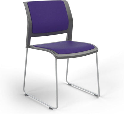Charcoal / Fully Upholstered / Breathe Plum