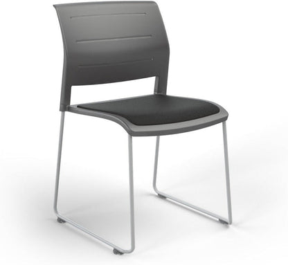 Charcoal / Seat upholstered only / Breathe Slate Grey