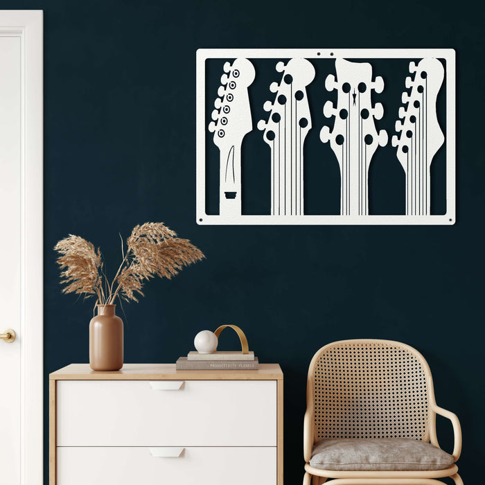 Guitars Metal Wall Art - Decor available at Dekadron for $67.90