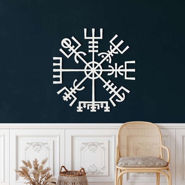 Helm of Awe Metal Wall Art - Decor available at Dekadron for $74.90