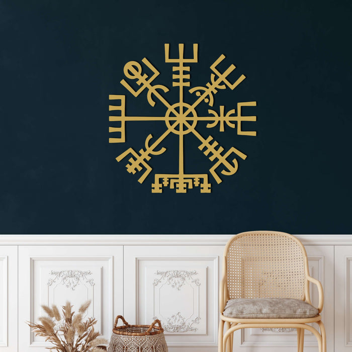 Helm of Awe Metal Wall Art - Decor available at Dekadron for $74.90
