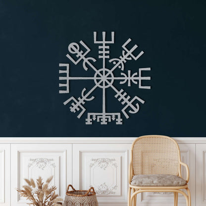 Helm of Awe Metal Wall Art - Decor available at Dekadron for $74.90
