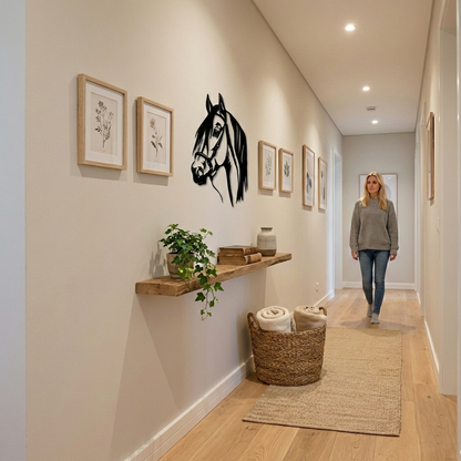 Horse Head Metal Wall Art