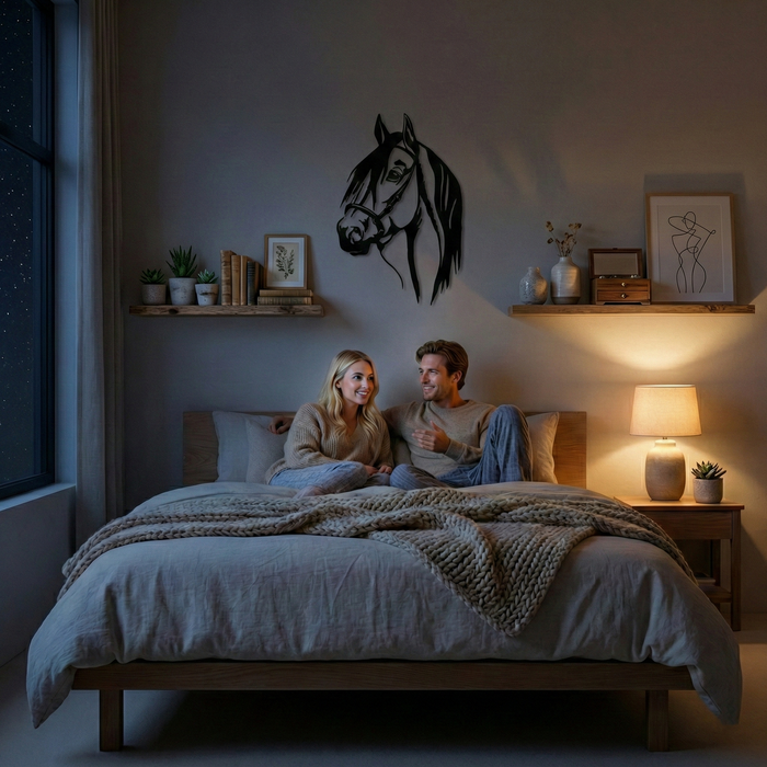 Horse Head Metal Wall Art