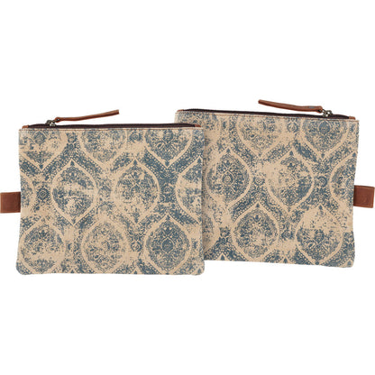 Indigo Zipper Pouch #100-1563