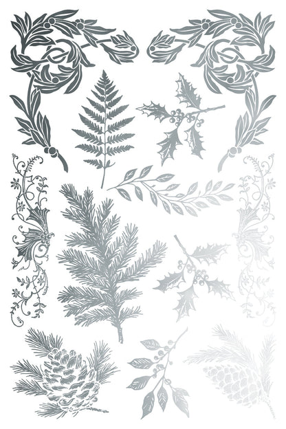 IOD Decor Gilded Foil Transfer Figgy and Flourish 8x12" 8 Sheets Pad by Iron Orchid Designs SALE! SALE!