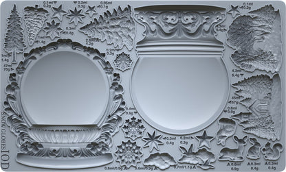 IOD Decor Mould Snow Globes 6x10" by Iron Orchid Designs