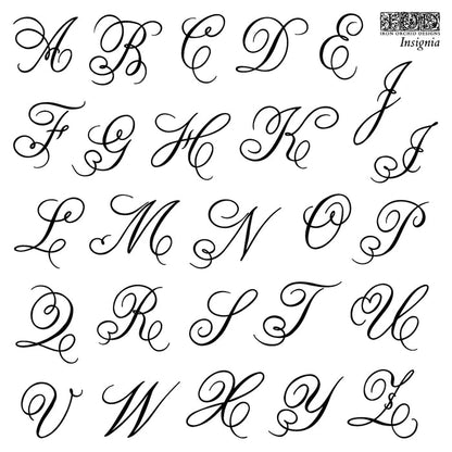 IOD Decor Stamp Insignia 6"x6" Four Sheets with Case by Iron Orchid Designs