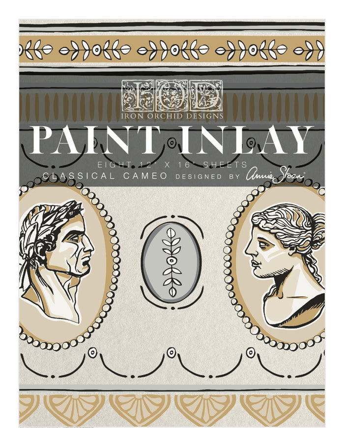 IOD Paint Inlay Classical Cameo by Iron Orchid Designs SALE!