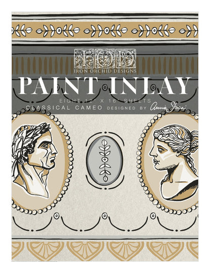 IOD Paint Inlay Classical Cameo by Iron Orchid Designs SALE!