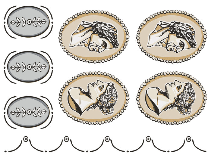 IOD Paint Inlay Classical Cameo by Iron Orchid Designs SALE!