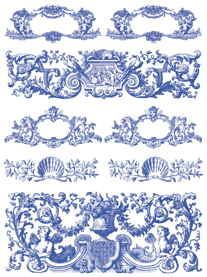 IOD Paint Inlay Portofino 12x16" 8 Pages by Iron Orchid Designs