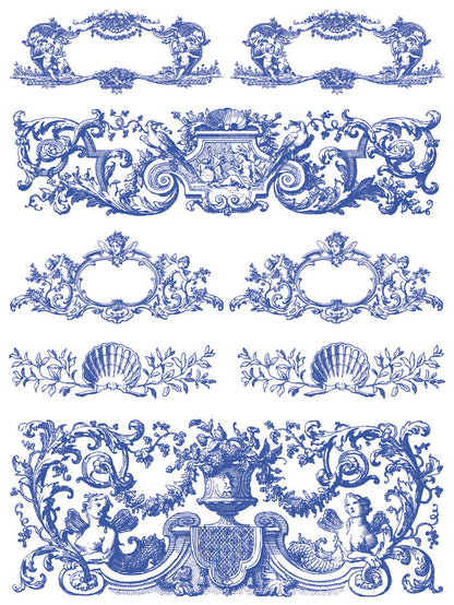 IOD Paint Inlay Portofino 12x16" 8 Pages by Iron Orchid Designs