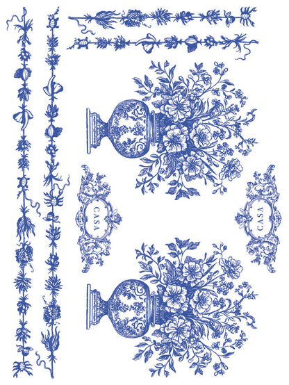 IOD Paint Inlay Portofino 12x16" 8 Pages by Iron Orchid Designs