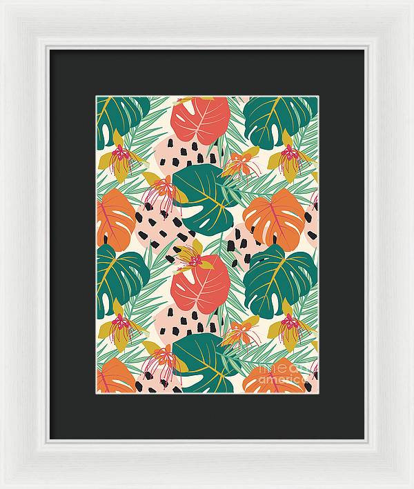 9" x 12" / White / Black