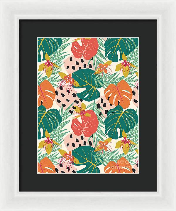 10.5" x 14" / White / Black