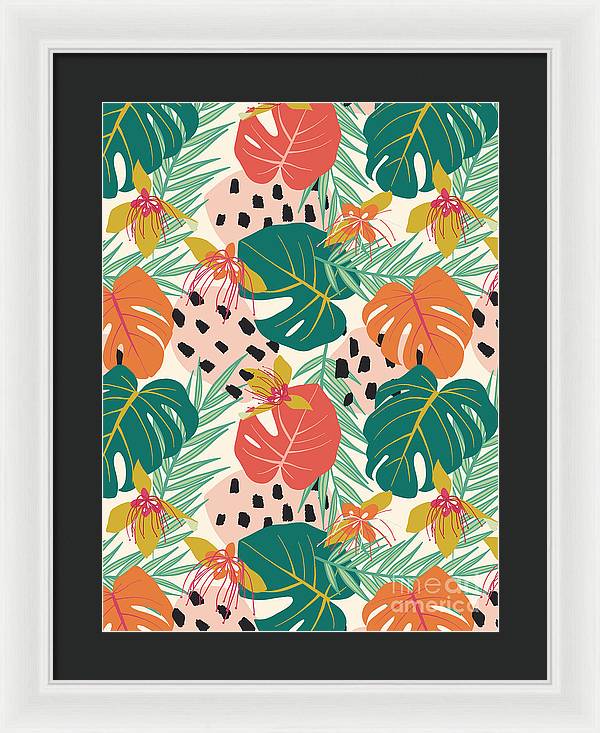 15" x 20" / White / Black