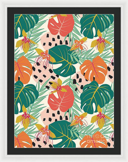 27" x 36" / White / Black