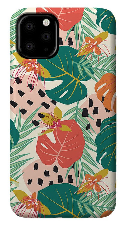 Jungle Floral Pattern  - Phone Case