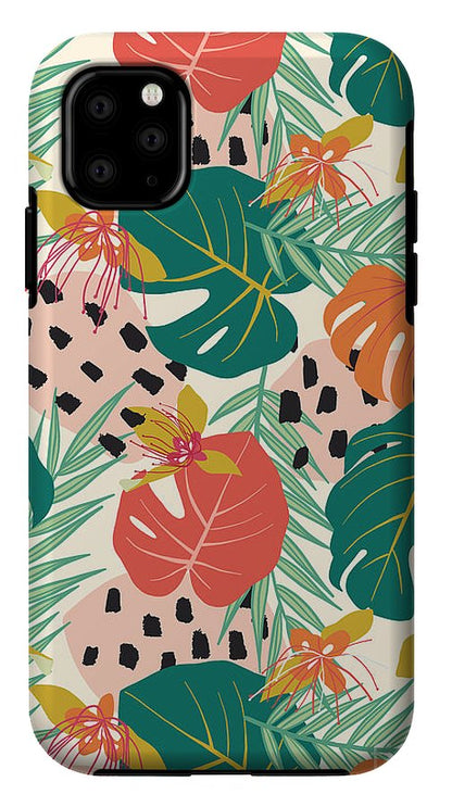 Jungle Floral Pattern  - Phone Case