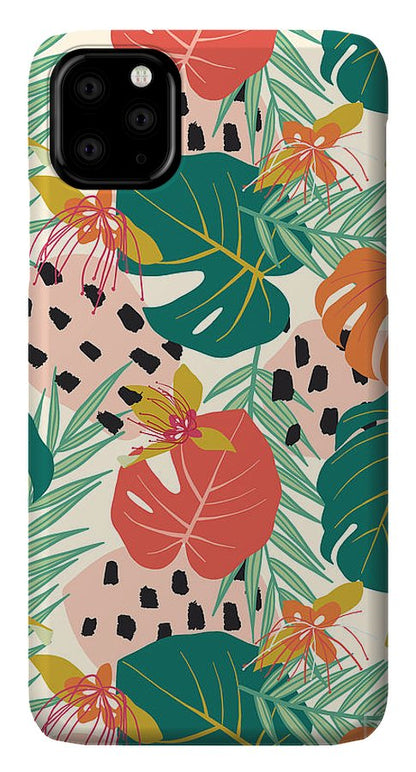 Jungle Floral Pattern  - Phone Case